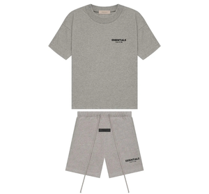 Dark Oatmeal Tee & Short Set